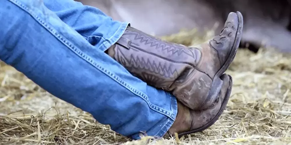 cowboy støvler kalv montering